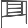vidaXL Tête de lit Gris 106x4x100 cm Bois massif de pin