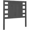 vidaXL Tête de lit Gris 96x4x100 cm Bois massif de pin