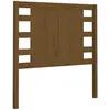 vidaXL Tête de lit Marron miel 96x4x100 cm Bois massif de pin