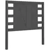 vidaXL Tête de lit Gris 81x4x100 cm Bois massif de pin