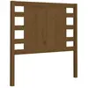 vidaXL Tête de lit Marron miel 81x4x100 cm Bois massif de pin