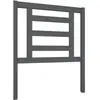 vidaXL Tête de lit Gris 81x4x100 cm Bois massif de pin