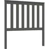 vidaXL Tête de lit Gris 96x6x101 cm Bois massif de pin