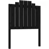 vidaXL Tête de lit Noir 81x4x110 cm Bois massif de pin
