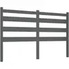 vidaXL Tête de lit Gris 206x4x100 cm Bois massif de pin
