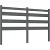vidaXL Tête de lit Gris 166x4x100 cm Bois massif de pin