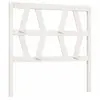 vidaXL Tête de lit Blanc 126x4x100 cm Bois massif de pin