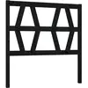 vidaXL Tête de lit Noir 96x4x100 cm Bois massif de pin