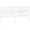 vidaXL Tête de lit Blanc 185,5x4x100 cm Bois massif de pin