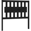 vidaXL Tête de lit Noir 95,5x4x100 cm Bois massif de pin