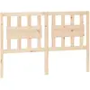 vidaXL Tête de lit 125,5x4x100 cm Bois massif de pin