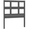 vidaXL Tête de lit Gris 95,5x4x100 cm Bois massif de pin