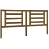 vidaXL Tête de lit Marron miel 186x4x100 cm Bois de pin massif