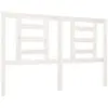 vidaXL Tête de lit Blanc 146x4x100 cm Bois massif de pin