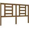 vidaXL Tête de lit Marron miel 146x4x100 cm Bois massif de pin