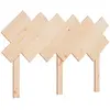 vidaXL Tête de lit 122,5x3x80,5 cm Bois massif de pin