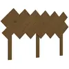 vidaXL Tête de lit Marron miel 132x3x81 cm Bois massif de pin