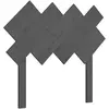 vidaXL Tête de lit Gris 104x3x80,5 cm Bois massif de pin