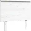 vidaXL Tête de lit Blanc 94x6x82,5 cm Bois massif de pin