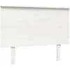 vidaXL Tête de lit Blanc 104x6x82,5 cm Bois massif de pin