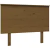 vidaXL Tête de lit Marron miel 104x6x82,5 cm Bois massif de pin