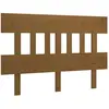 vidaXL Tête de lit Marron miel 203,5x3x81 cm Bois massif de pin