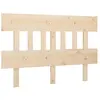 vidaXL Tête de lit 203,5x3x81 cm Bois massif de pin