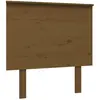 vidaXL Tête de lit Marron miel 79x6x82,5 cm Bois massif de pin