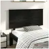 vidaXL Tête de lit Noir 124x6x82,5 cm Bois massif de pin