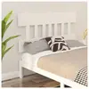 vidaXL Tête de lit Blanc 163,5x3x81 cm Bois massif de pin