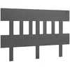 vidaXL Tête de lit Gris 163,5x3x81 cm Bois massif de pin