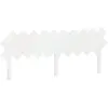 vidaXL Tête de lit Blanc 196x3x80,5 cm Bois massif de pin
