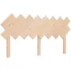 vidaXL Tête de lit 159,5x3x80,5 cm Bois massif de pin