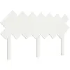 vidaXL Tête de lit Blanc 141x3x80,5 cm Bois massif de pin