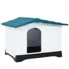 vidaXL Niche pour chien Bleu 90,5x68x66 cm Polypropylène