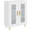 vidaXL Buffet blanc 69,5x34x90 cm bois d'ingénierie
