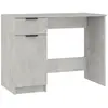 vidaXL Bureau Gris béton 100x50x75 cm Bois d'ingénierie