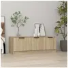 vidaXL Meuble TV Chêne sonoma 102x35x36,5 cm Bois d'ingénierie