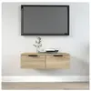 vidaXL Armoire murale Chêne sonoma 68x30x20 cm Bois d'ingénierie