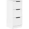 vidaXL Buffet Blanc 30x30x70 cm Bois d'ingénierie