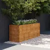 vidaXL Lit surélevé de jardin 196x50x69 cm acier corten
