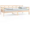 vidaXL Lit de jour Bois massif de pin 90x190 cm