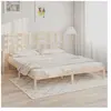 vidaXL Cadre de lit sans matelas bois massif 180x200 cm