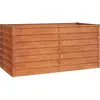 vidaXL Lit surélevé de jardin rouillé 160x80x77 cm acier corten