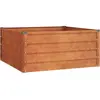 vidaXL Lit surélevé de jardin rouillé 100x100x45 cm acier corten