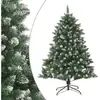 vidaXL Sapin de Noël artificiel avec support 150 cm PVC