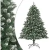 vidaXL Sapin de Noël artificiel avec support 180 cm PVC