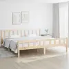 vidaXL Cadre de lit bois massif 160x200 cm