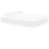 vidaXL Cadre de lit blanc bois massif 200x200 cm