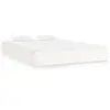 vidaXL Cadre de lit blanc bois massif 140x200 cm